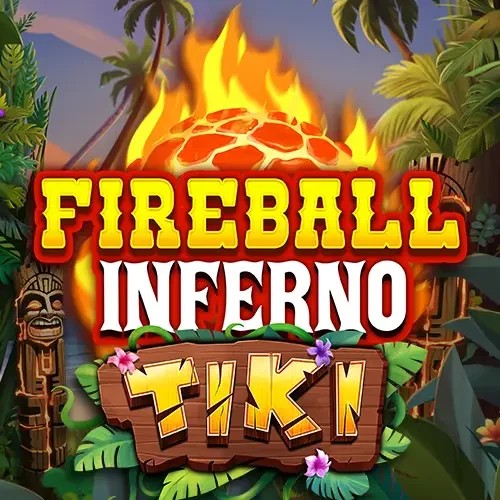 Official Slots logo: Fireball Inferno Tiki by NetEnt at Winbeatz Casino