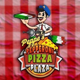 Peppe’s Pepperoni Pizza Plaza by Pragmatic Play, showcased at winbeatzcasinos.es – game logo